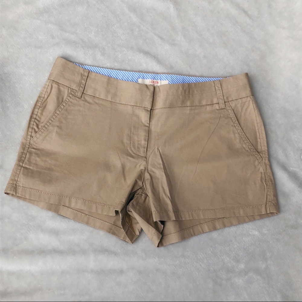 NWT J. Crew Tan Broken-In Chino Shorts